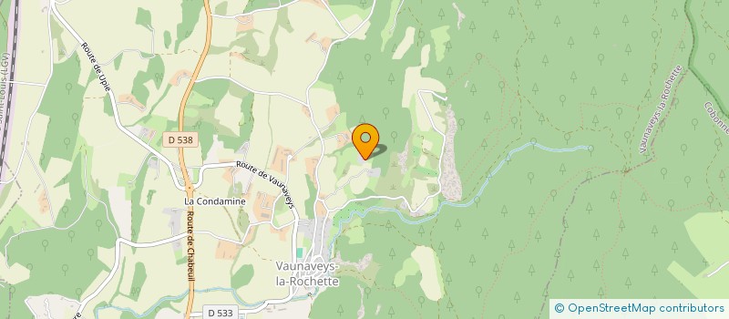 localisation de l'entreprise MADAME NOEMIE MANDIER à VAUNAVEYS-LA-ROCHETTE
