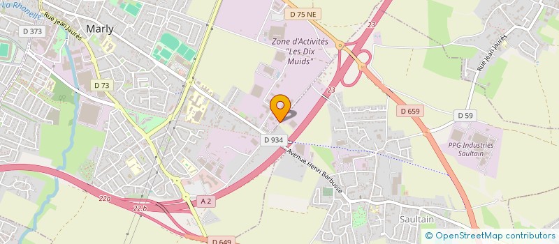 localisation de l'entreprise MADAME NOEMIE MARECHAL  MARLY