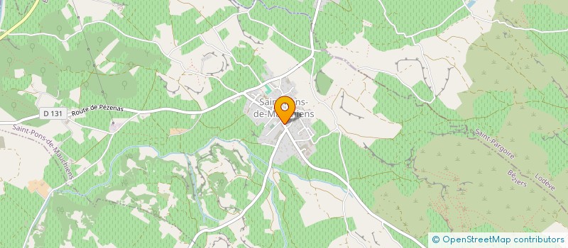 localisation de l'entreprise MADAME NOEMIE MARILLEAU  SAINT-PONS-DE-MAUCHIENS