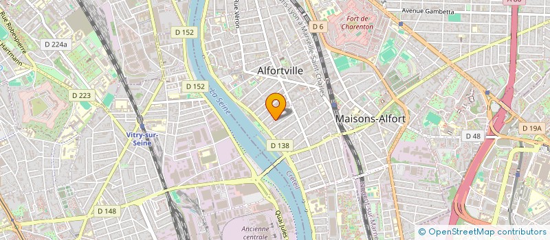 localisation de l'entreprise MADAME NOEMIE MARQUES à ALFORTVILLE