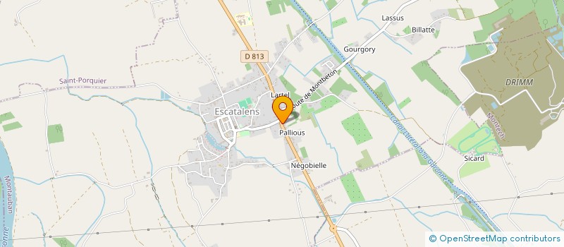 localisation de l'entreprise MADAME NOEMIE MARQUES  ESCATALENS