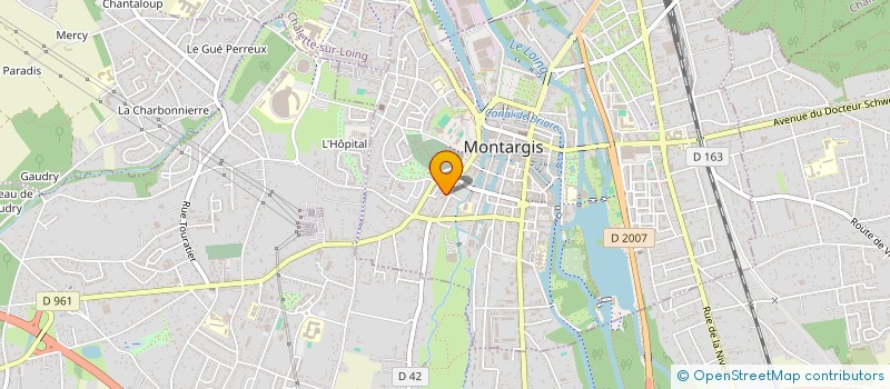 localisation de l'entreprise MADAME NOEMIE MARTEAU à MONTARGIS