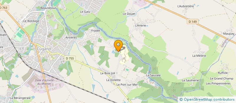 localisation de l'entreprise MADAME NOEMIE MARTIN à CUGAND