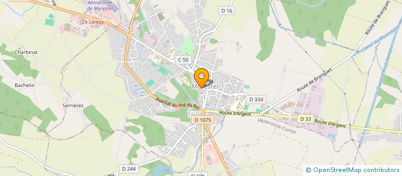 localisation de l'entreprise MADAME NOEMIE MARTINEZ  MORESTEL