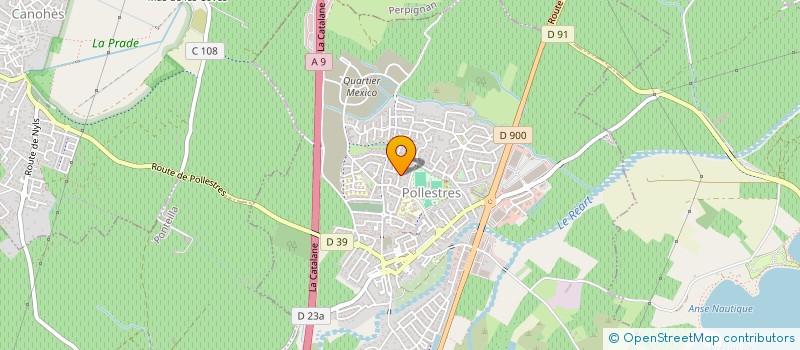 localisation de l'entreprise MADAME NOEMIE MASUKE NYAMBE  POLLESTRES