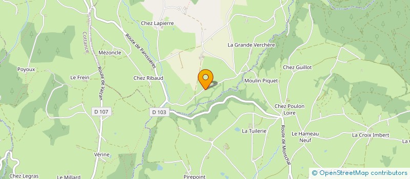 localisation de l'entreprise MADAME NOEMIE MATHELIN  MONTCHAL