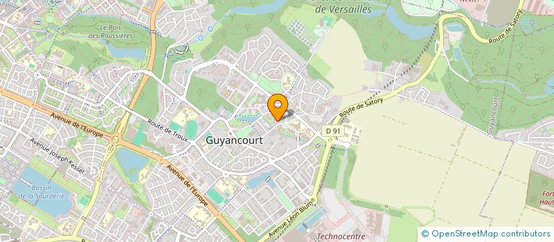 localisation de l'entreprise MADAME NOEMIE MATHIAS  GUYANCOURT