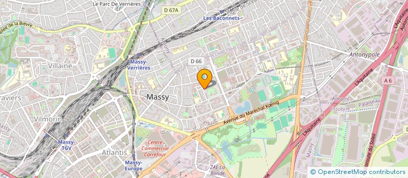 localisation de l'entreprise MADAME NOEMIE MATIGNON à MASSY