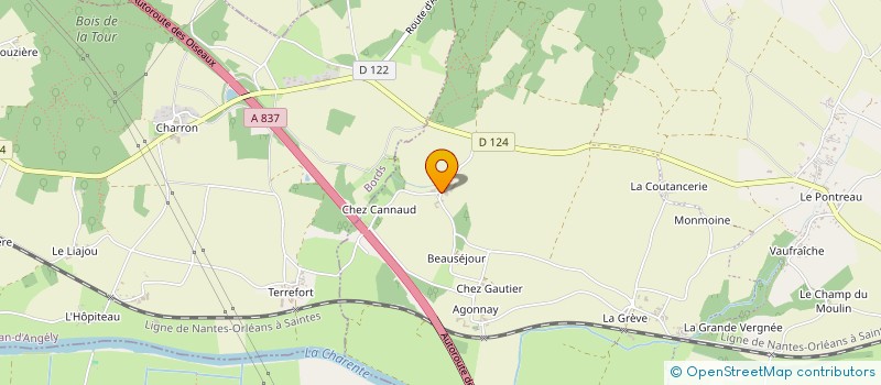 localisation de l'entreprise MADAME NOEMIE MAUDET  LA ROCHELLE