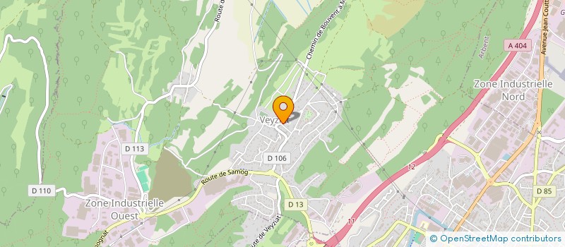 localisation de l'entreprise MADAME NOEMIE MAZINGUE à OYONNAX