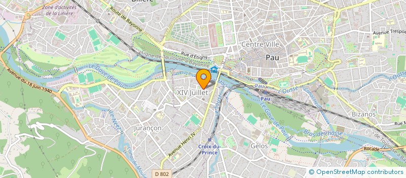 localisation de l'entreprise MADAME NOEMIE MBOUMBA NDOSSI OLONDA à PAU