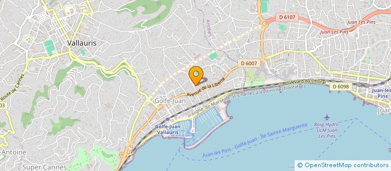 localisation de l'entreprise MADAME NOEMIE MEFFRE à VALLAURIS