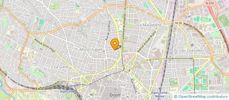 localisation de l'entreprise MADAME NOEMIE MENEGAULT à DIJON