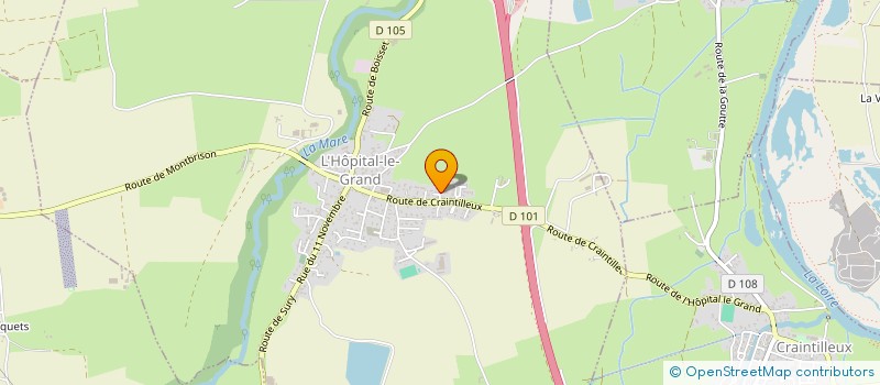 localisation de l'entreprise MADAME NOEMIE MESNIER  L'HOPITAL-LE-GRAND
