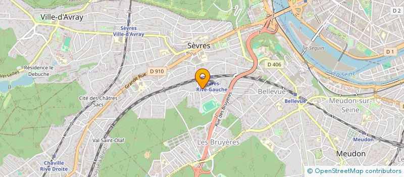 localisation de l'entreprise MADAME NOEMIE MICHEL à SEVRES