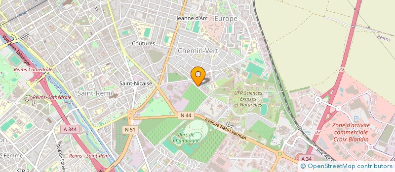localisation de l'entreprise MADAME NOEMIE MICHELIN  REIMS