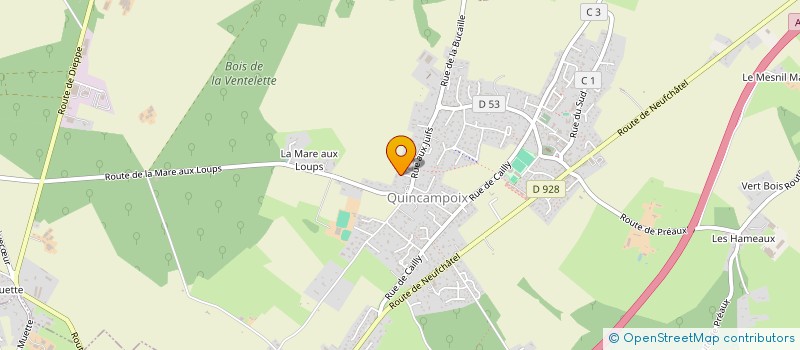 localisation de l'entreprise MADAME NOEMIE MICHOTTE  QUINCAMPOIX