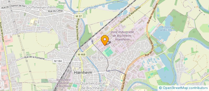 localisation de l'entreprise MADAME NOEMIE MONHARDT à BISCHHEIM