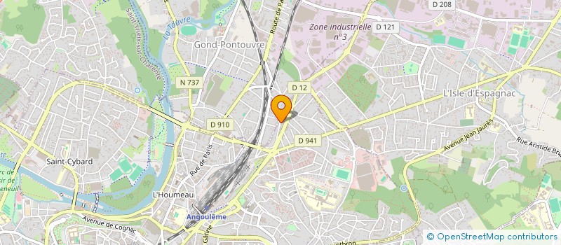 localisation de l'entreprise MADAME NOEMIE MONTALESCOT à ANGOULEME