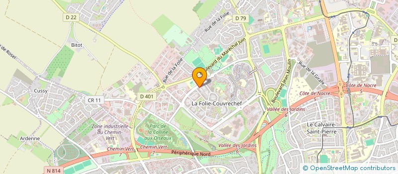 localisation de l'entreprise MADAME NOEMIE MOULINET à CAEN