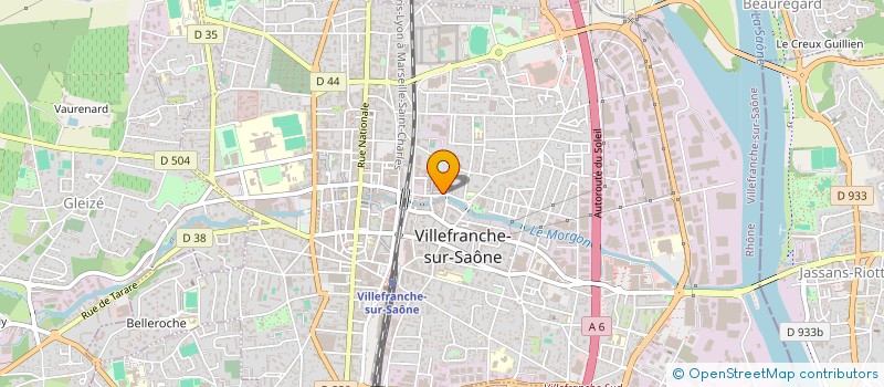 localisation de l'entreprise MADAME NOEMIE MOURRAT  VILLEFRANCHE-SUR-SAONE