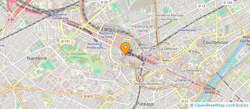 localisation de l'entreprise MADAME NOEMIE NATAF  NANTERRE