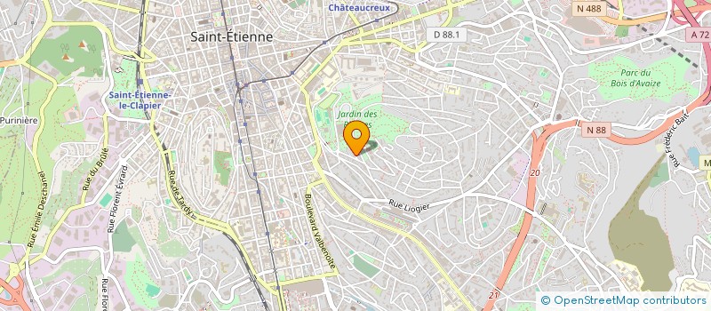 localisation de l'entreprise MADAME NOEMIE NENOT  SAINT-ETIENNE