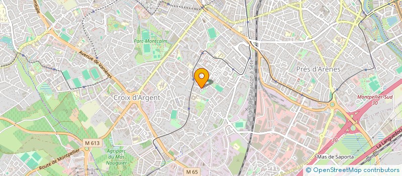 localisation de l'entreprise MADAME NOEMIE NGUYEN HIEP  MONTPELLIER