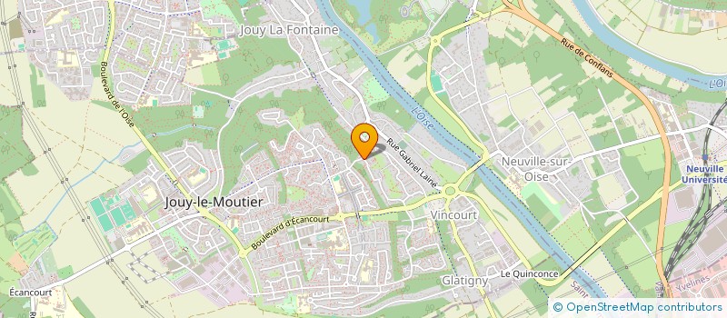 localisation de l'entreprise MADAME NOEMIE NURIJANYAN à JOUY-LE-MOUTIER