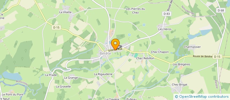 localisation de l'entreprise MADAME NOEMIE ODDO à CHATELUS-MALVALEIX