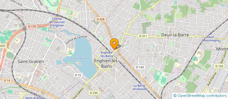 localisation de l'entreprise MADAME NOEMIE PARRA  ENGHIEN-LES-BAINS