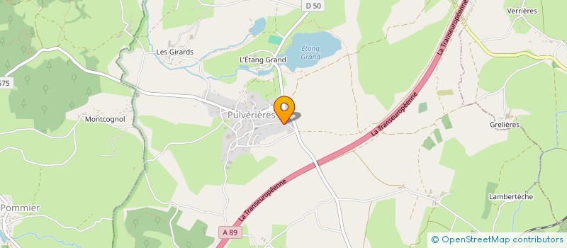 localisation de l'entreprise MADAME NOEMIE PASQUET  PULVERIERES