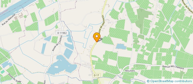 localisation de l'entreprise MADAME NOEMIE PATOUILLARD  MOULIETS-ET-VILLEMARTIN