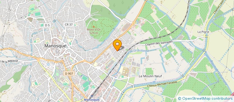 localisation de l'entreprise MADAME NOEMIE PAULHIAC à MANOSQUE