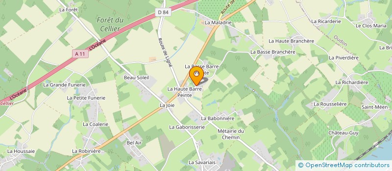 localisation de l'entreprise MADAME NOEMIE PAVAGEAU à LE CELLIER