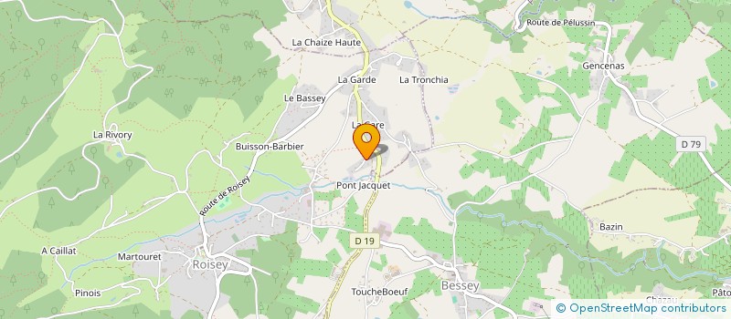 localisation de l'entreprise MADAME NOEMIE PEILLON  ROISEY