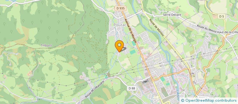 localisation de l'entreprise MADAME NOEMIE PELLIZZARI  POUZAC