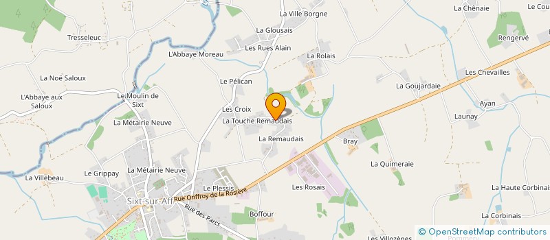 localisation de l'entreprise MADAME NOEMIE PERROT  SIXT-SUR-AFF