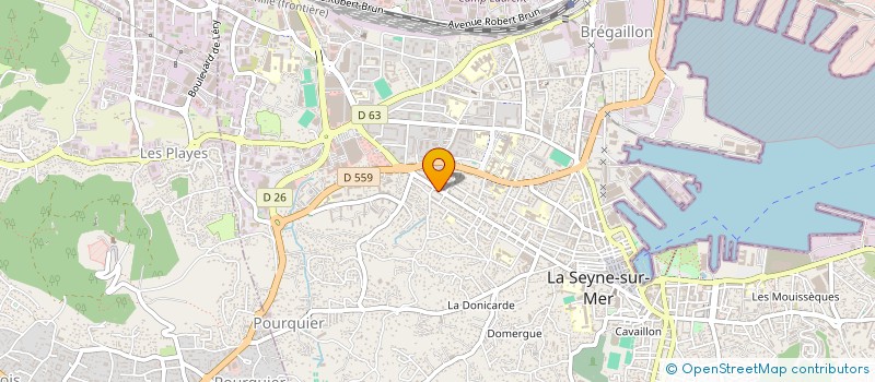 localisation de l'entreprise MADAME NOEMIE PEURON à LA SEYNE-SUR-MER