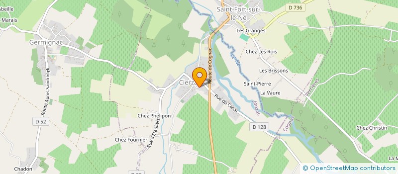 localisation de l'entreprise MADAME NOEMIE PHELIPON  CIERZAC