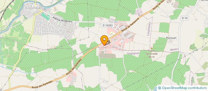 localisation de l'entreprise MADAME NOEMIE PHILIPPE à COLOMBIERS