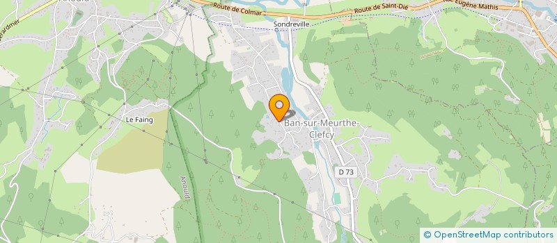 localisation de l'entreprise MADAME NOEMIE PIERRE  BAN-SUR-MEURTHE-CLEFCY