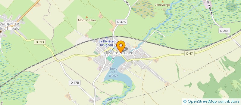 localisation de l'entreprise MADAME NOEMIE PINEAU à LA RIVIERE-DRUGEON