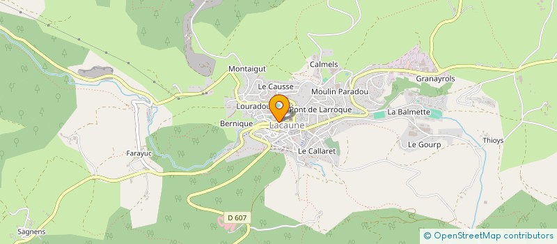 localisation de l'entreprise MADAME NOEMIE PIVET  LACAUNE