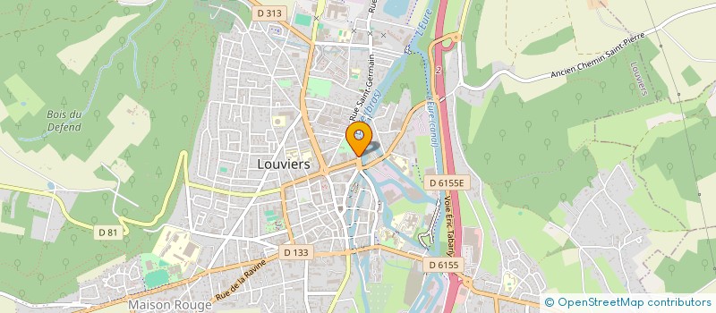 localisation de l'entreprise MADAME NOEMIE PLANCHE à LOUVIERS
