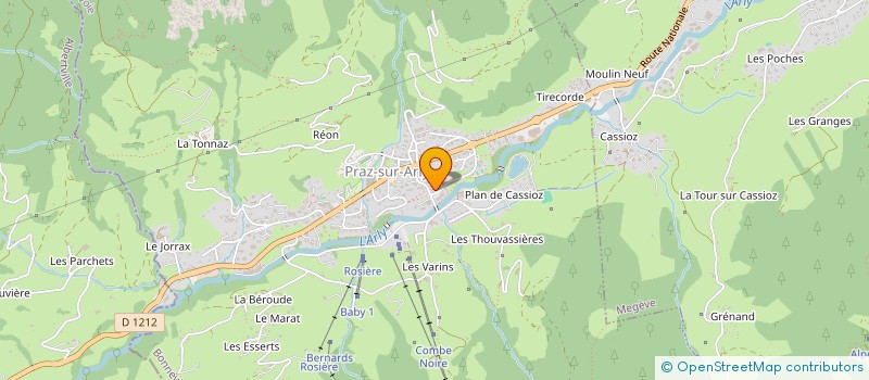 localisation de l'entreprise MADAME NOEMIE POCHET  PRAZ-SUR-ARLY