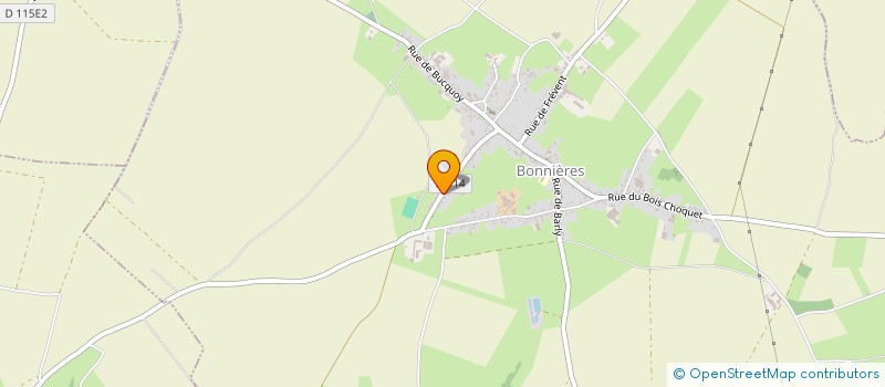 localisation de l'entreprise MADAME NOEMIE POIGNANT  BONNIERES