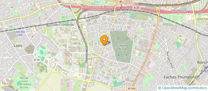 localisation de l'entreprise MADAME NOEMIE POITOU à LILLE