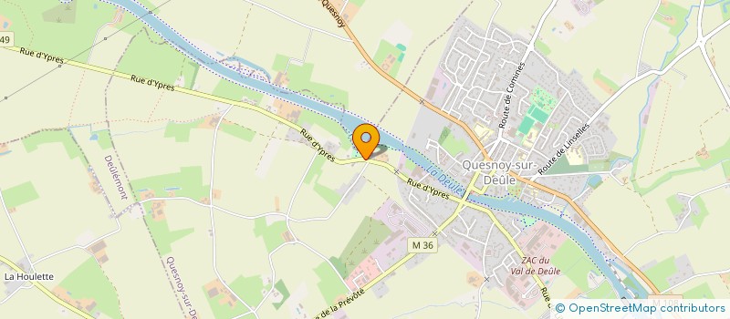 localisation de l'entreprise MADAME NOEMIE POLIN à QUESNOY-SUR-DEULE