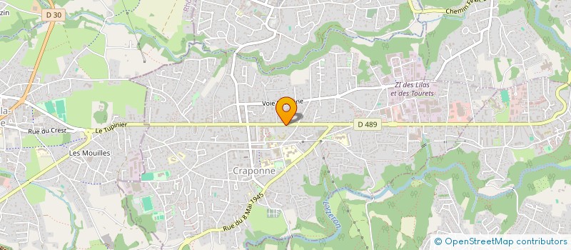 localisation de l'entreprise MADAME NOEMIE PONCHON  CRAPONNE